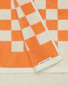 Marc O'Polo Checker Melone Handtuch 50 x 100 cm