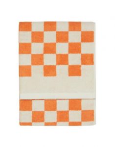 Marc O'Polo Checker Melone Handtuch 70 x 140 cm