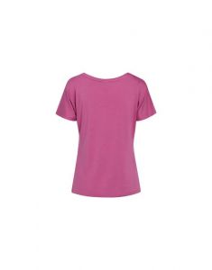 ESSENZA Ellen Uni Violet Top Kurzarm XL