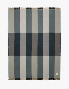 Marc O'Polo Eryk Space blue Plaid 150 x 200 cm