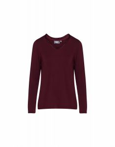 ESSENZA Luyza Uni Burgundy Top Langarm S