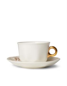 ESSENZA Masterpiece Off White Kaffeetasse & Untertasse 22 cl