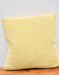 Marc O'Polo Nordic knit Pale Yellow Dekokissen 50 x 50 cm