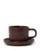 Marc O'Polo Moments Earth Brown Espresso Tasse & Untertasse 10 cl