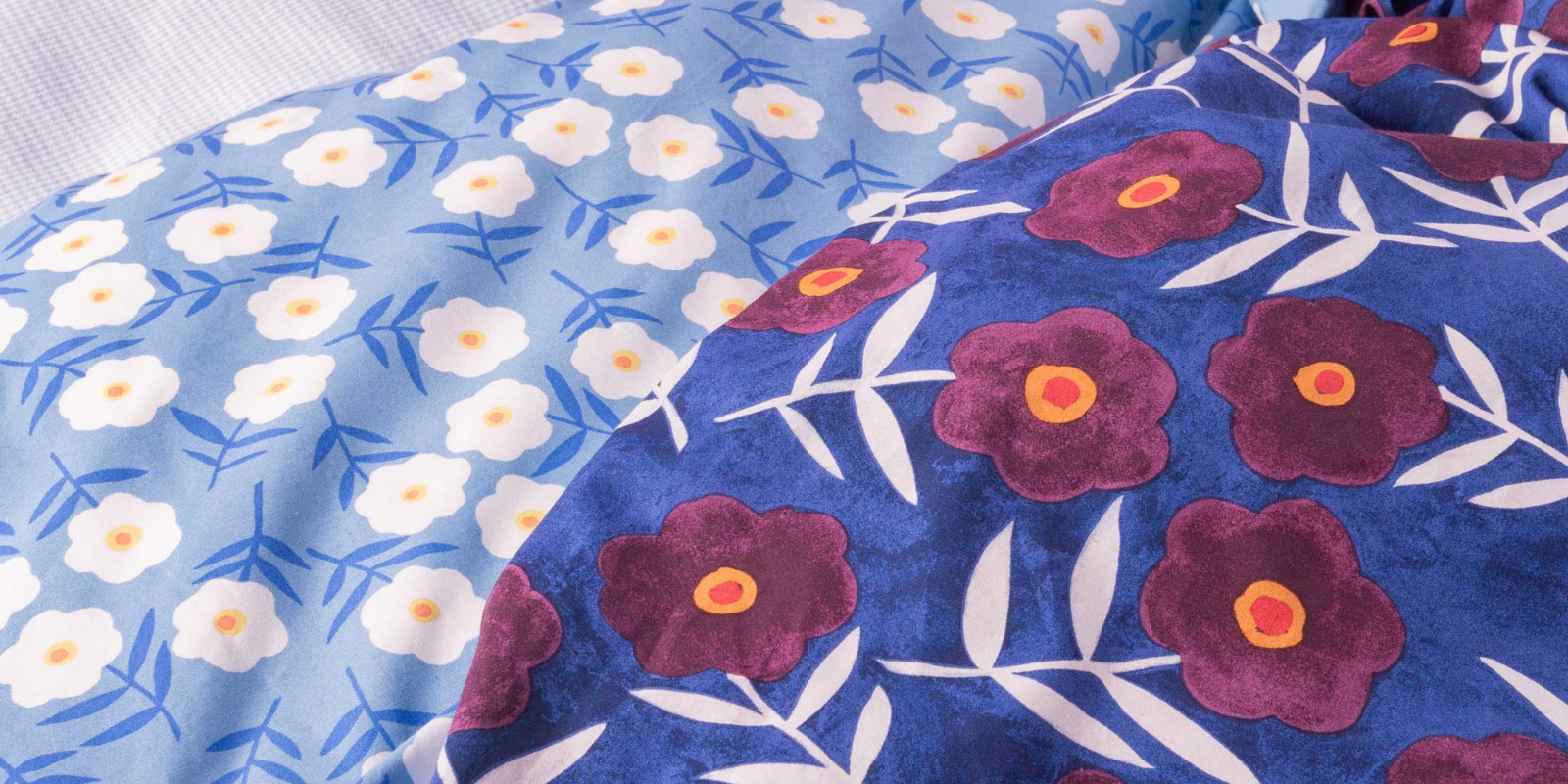 ESSENZA & CO Blooming Ballet Marine blue Bettwäsche 135 x 200 cm