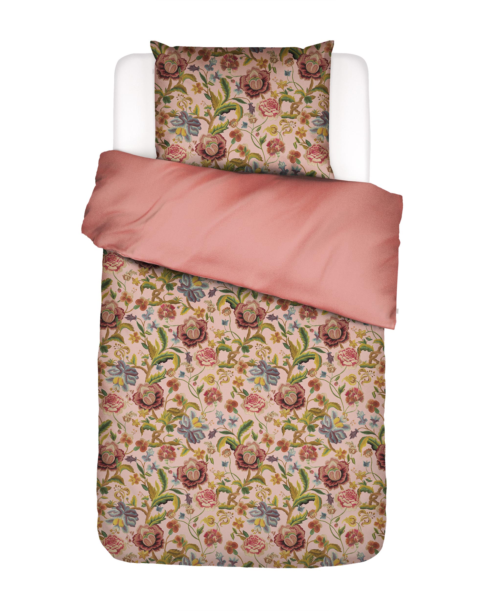 ESSENZA Roselina Evening rose Dekbedovertrekset 140 x 220 cm